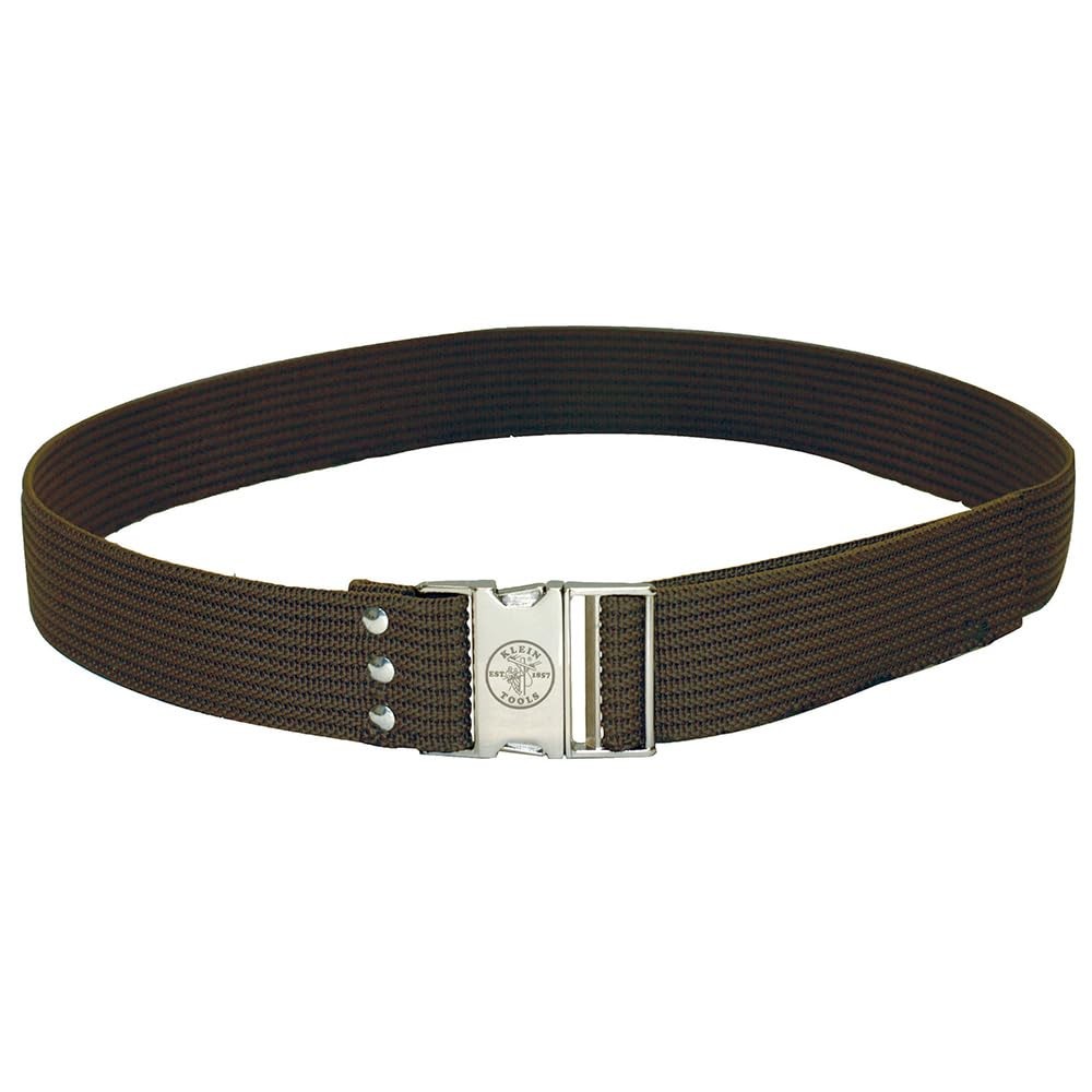 Klein Tools 5225 Tool Belt, Fits waist sizes up to 48-Inches (1219 mm), Brown