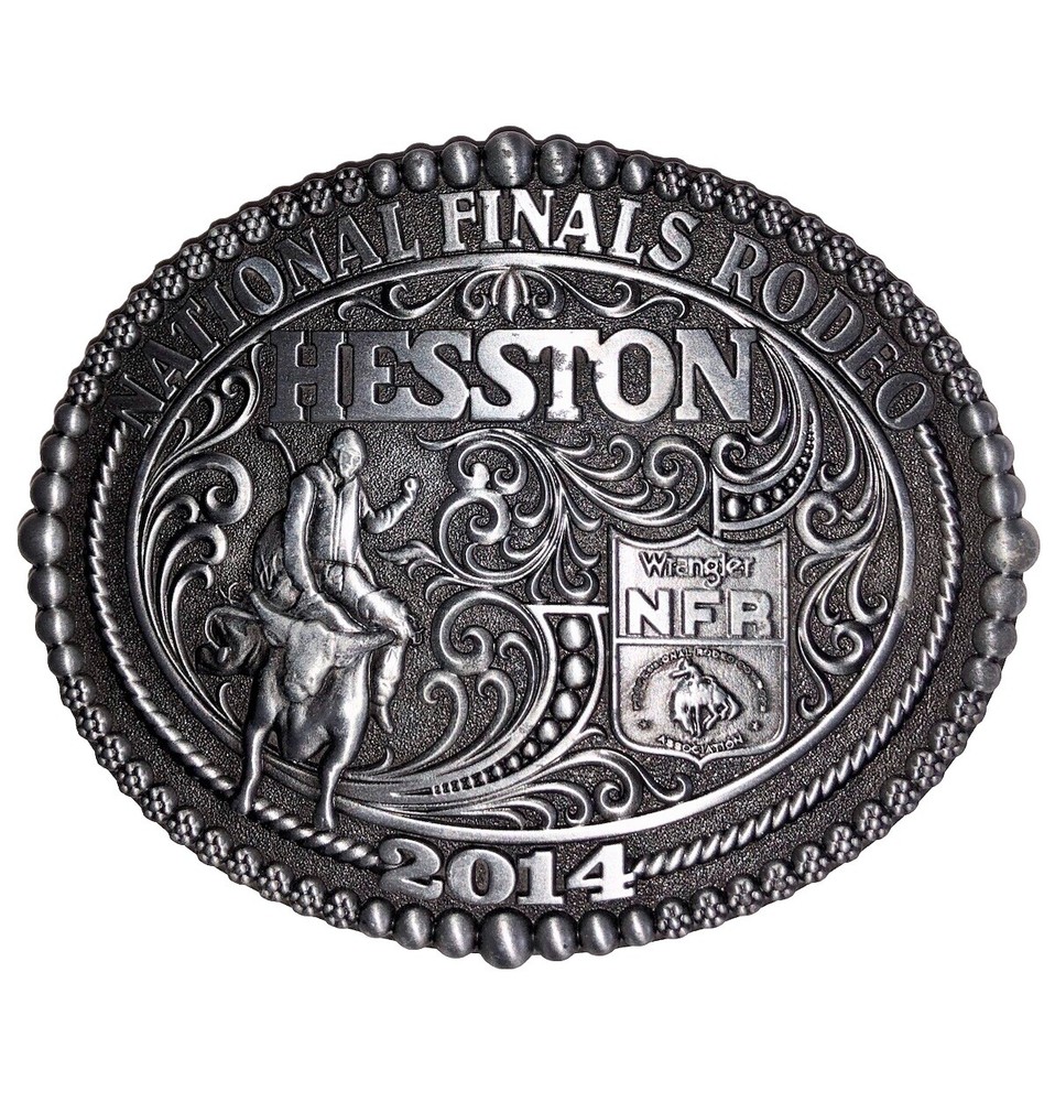 National Finals Rodeo Hesston 2014 Montana Silversmiths Adult Buckle Limited