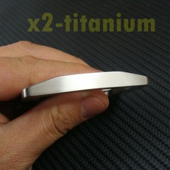 Titanium Ti anti-allergy Center bar Belt Buckles for 1.5&Prime; or 1.3&Prime; belt XZ296