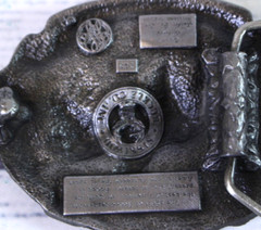 Rodeo America&rsquo;s #1 Sport Pewter Belt Buckle SISKIYOU PEWTER & ENAMEL