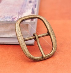 40mm Men Quality Heavy Antique Brass Leahtercraft Center Bar Jeans Belt Buckle