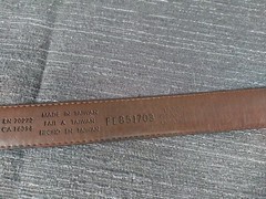 Liz Claiborne Belt Womens Large Brown Genuine Leather