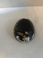 Vintage Polished Black Abalone Shell Belt Buckle by Elite in Fresno, California