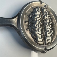 SMC LLC 2005 Metal Belt Buckle Brain Skillet Design Made in China