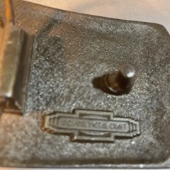 Shell Gas Fire And Ice Belt Buckle Vintage Metal