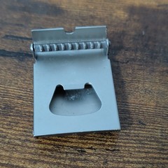 Silver Metal Automatic Latch Belt Buckle for Men, Fits 1.5 in Belt