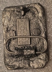 Bergamot MIA POW USA Belt Buckle Pre-Owned Free Shipping