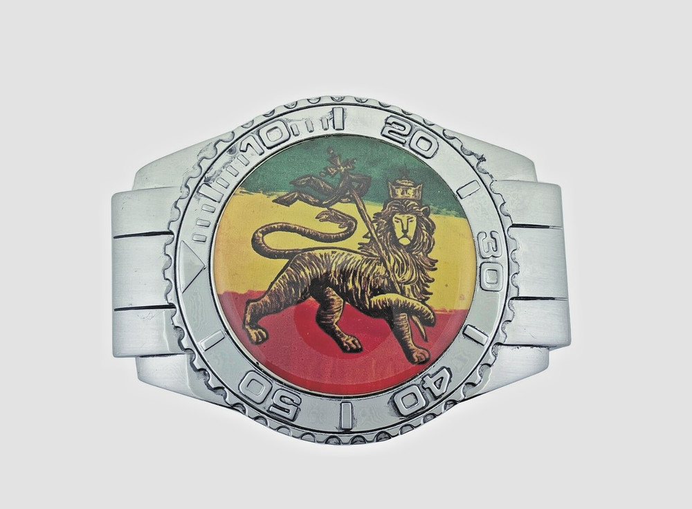 Reggae Rasta Belt Buckles Rastafarian Dub Music Culture Metal Lion of Judah Gift