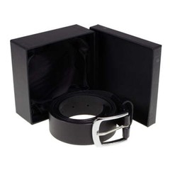 Milwaukee Leather MP7114 Men&rsquo;s Light Black Genuine Leather Belt with Interchange