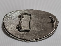 MONTANA SILVERSMITHS Tri Color Cowboy UP & Tri Color Horse & Ruby BUCKLES