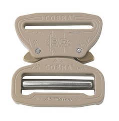 AustriAlpin 45mm 1.75&Prime; Desert Sand Cobra Buckle – Male Adjust Female Fix FC45SVF