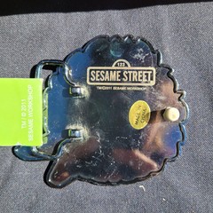 Sesame Street Big Bird Belt Buckle Yellow Bird 2011 SESAME Workshop