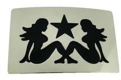 Men Women Belt Buckles Mud Flap Girl Trucker Girl Naked Lady Luck Pin Nude Biker