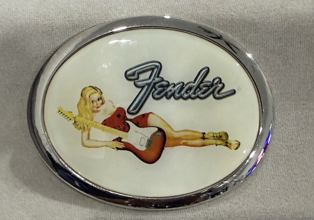 Rare Fender Guitar Belt Buckle