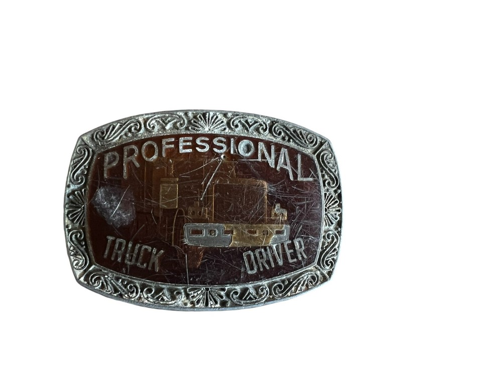 Professional Truck Driver Belt Buckle