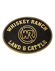Montana Silversmiths Belt Buckle Adult Whiskey Ranch Gold A1022WR