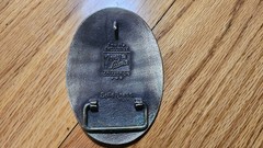 The State of Texas Belt Buckle Silver Tone Western Style
