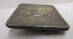 Railroad Train Locomotive & Tender Unbranded Brass Belt Buckle Mens Accessory