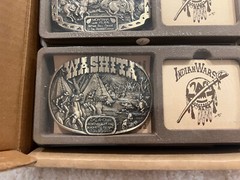 ADM – Indian Wars (1862-90) 4 Brass Buckle Limited Edition Set #2 (Low Num.) NIB