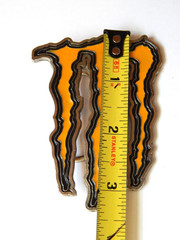 NEW!! Monster Energy Drink Logo Metal Belt Buckle YELLOW