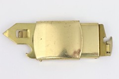 Collectible Timepiece « The Canon Buckle » Brass Belt Buckle Pat Pend California