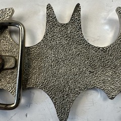 Batman Red and Silver Belt Buckle DC Comics, Movie