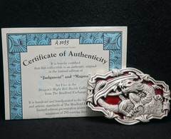 XG01179 *NOS* VINTAGE 2009 ***MAGMA DRAGON*** FANTASY CREATURE MENS BELT BUCKLE