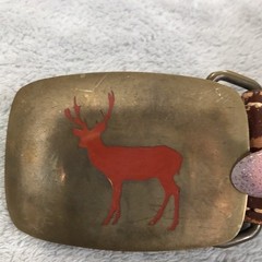 BRAZOS JOE Vintage Hand Crafted Western Leather Champion Series 46161 Size 42