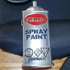 Mobtown Spray Paint Graffiti Belt Buckle Metal Collectible Accessory Rare Unique