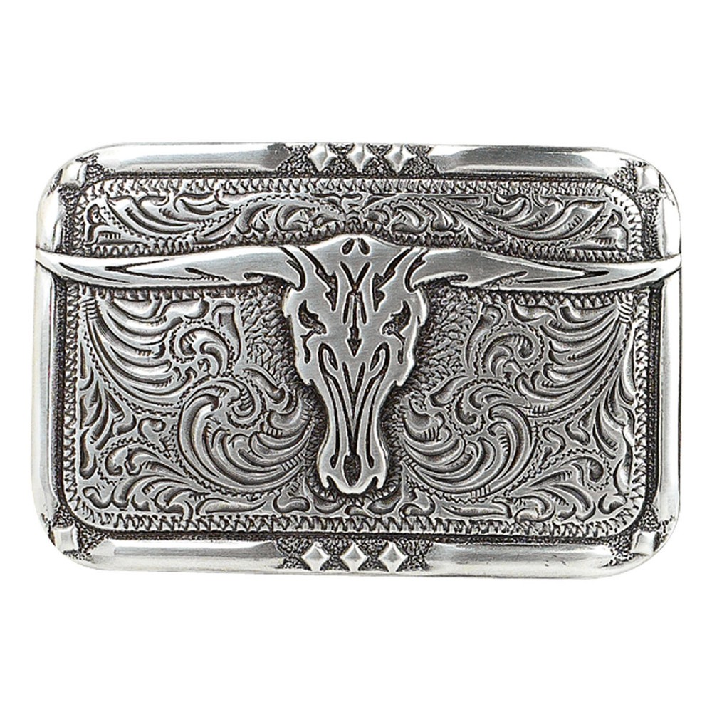 Crumrine Vintage Western Longhorn Skull Belt Buckle 38034 (FAST SHIPPING)