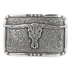 Crumrine Vintage Western Longhorn Skull Belt Buckle 38034 (FAST SHIPPING)