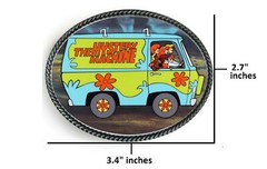 Scooby-Doo The Mystery Machine Belt Buckle Pewter Metal Limited Edition