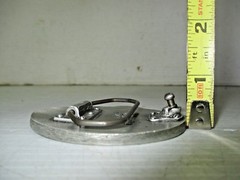 PEWTER BELT BUCKLE – BATMAN Logo Great American Products USA 2000 BKL100
