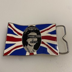Sex Pistols Punk Band God Save The Queen Licensed Belt Buckle for 1.5 Inch Belt