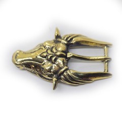 Ox Head Brass Belt Buckle