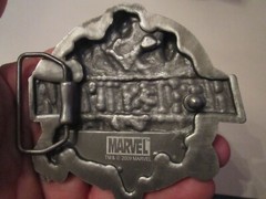 2009 MARVEL HEROES VS VILLAINS BELT BUCKLE – GW-9