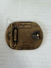 Vintage Belt Buckle, Brass, Reddaway Truck Line, Trucking, Semi Safety Award