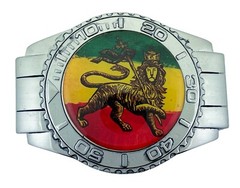 12 Pc LOT Rastafarian Lion Judah Marijuana Leaf CLOSEOUT Belt Buckle Wholesale