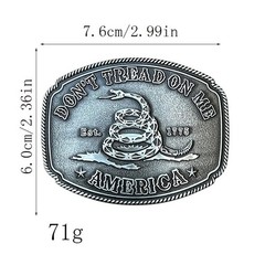 New American Belt Buckle CTM Don&rsquo;t Tread on Me