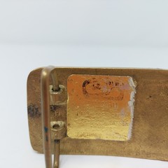 VTG Shambu Solid Brass Handmade Leather Belt Buckle
