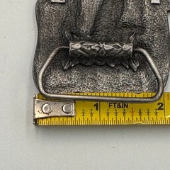 Vintage 1984 Bergamot Brass Works Steam Train Locomotive Belt Buckle U-149 USA