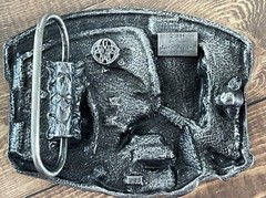 1984 Vintage Gold Rush Oregon Trail Siskiyou Belt Buckle