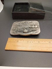 Yellowstone National Park 125th Anniversary Ltd. Edition Hamilton Stores Pewter