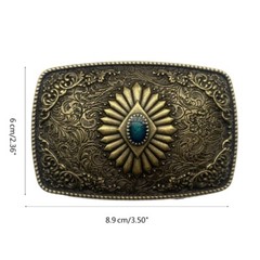 Cowboy Belt Buckle Men Teens Boy Waistbelt Buckle Vintage Adult Waistband Buckle