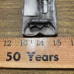Vintage Pewter Mid Continental Railway Museum Wisconsin Engine Train Belt Buckle
