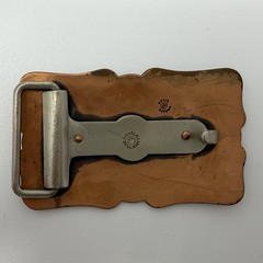 Bell Trading Post Thunderbird Vintage Belt Buckle Copper Nickel Silver Western