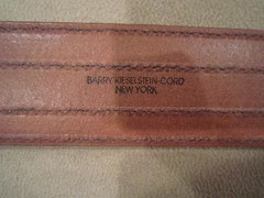 Huge Kieselstein-Cord Sterling Alligator W/Brown Leather/Lizard Belt Size 2