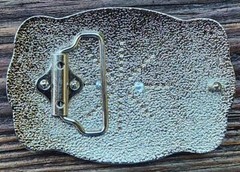 NEW BULL HEAD LONG HORN GOLD SILVER WESTERN COWBOY RODEO BELT BUCKLE