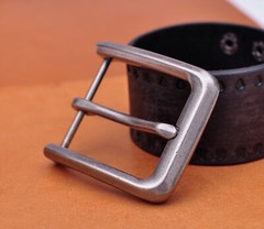 4cm Alloy Men Pin Waist Leather Single Belt Buckle Head Prong Clips Replacement