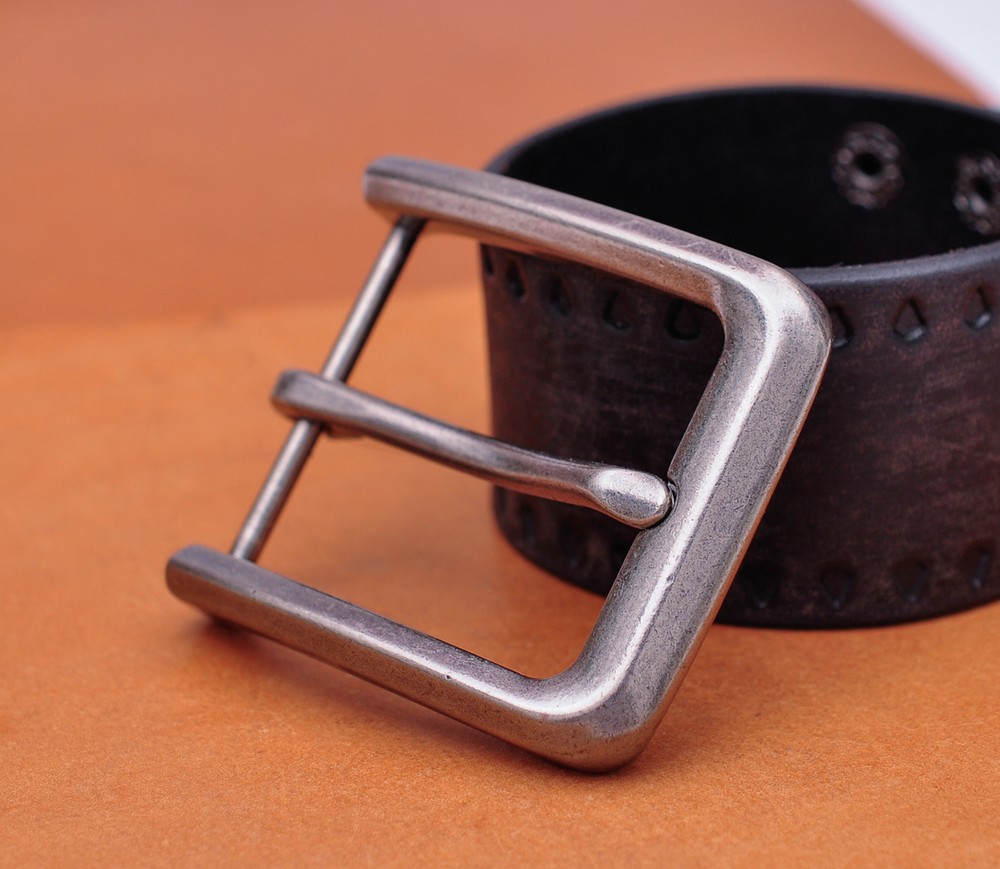 4cm Alloy Men Pin Waist Leather Single Belt Buckle Head Prong Clips Replacement